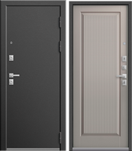 Дверь входная ЦЕНТУРИОН LUX-7 (Пепельный муар - Кашемир грей)