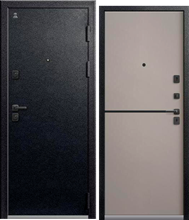 Дверь входная ЦЕНТУРИОН С-105 (ЧЕРНЫЙ МУАР - Кашемир грей)