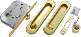 Комплект для раздвижных дверей MORELLI MHS150 WC SG матовое золото